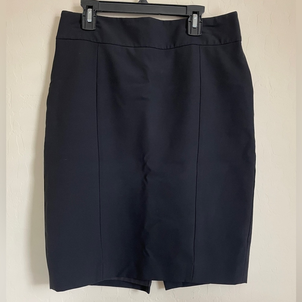 Ann Taylor Black Pencil Skirt Women Size 4 Office Career Work